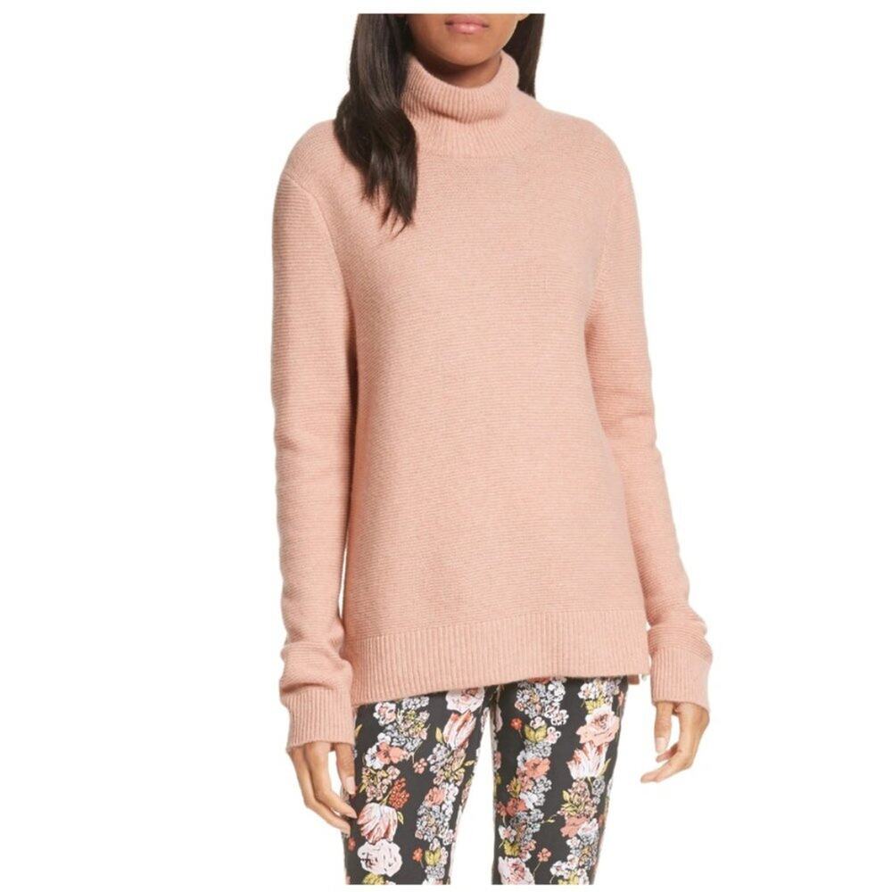 Equipment Chandler Wool-blend Turtleneck Sweater In Bellini